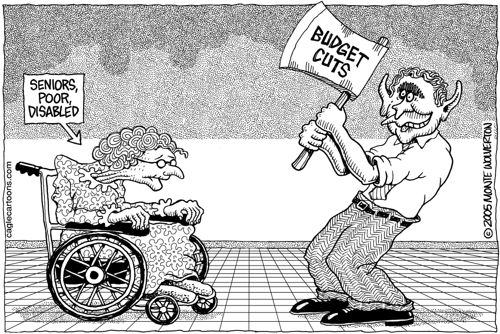 Bush Whacks the Elderly