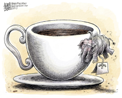 TEA PARTY  by Adam Zyglis