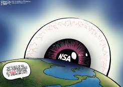 NSA SPYING  by Nate Beeler