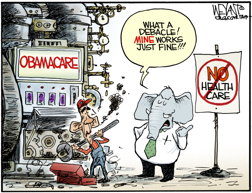 Obamacare Down COLOR