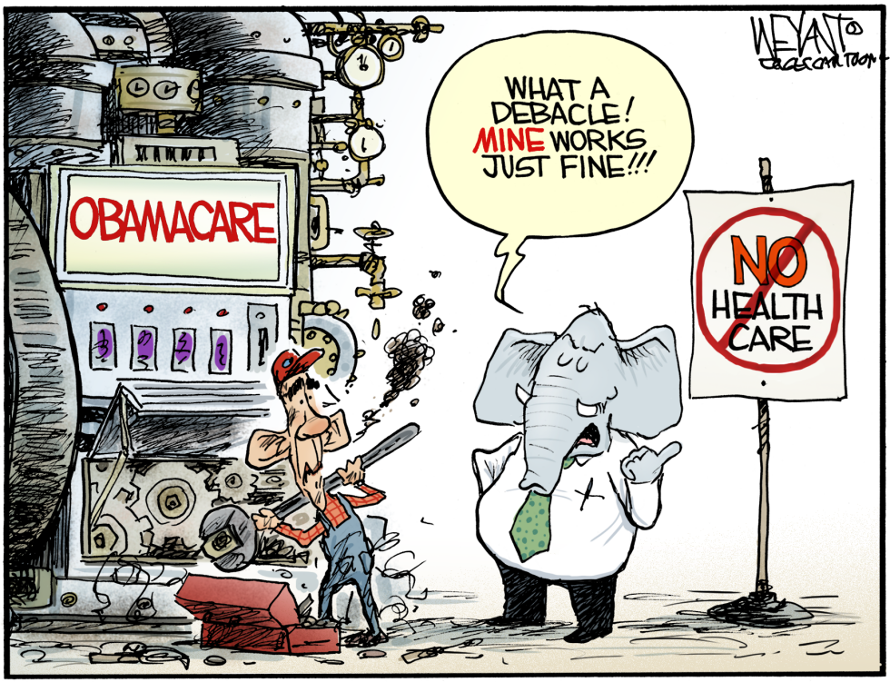 Obamacare Down COLOR