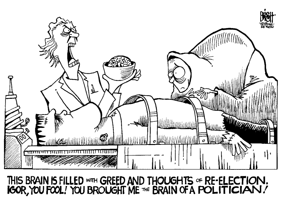 MONSTERS AND POLITICS, B/W