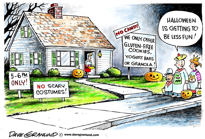Halloween less fun