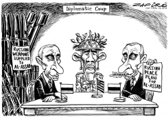 DIPLOMATIC COUP by Zapiro