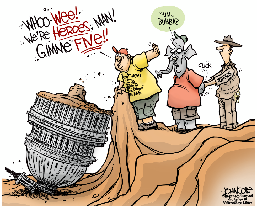 Tea party boulder pushers COLOR