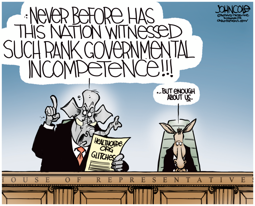 Government incompetence COLOR