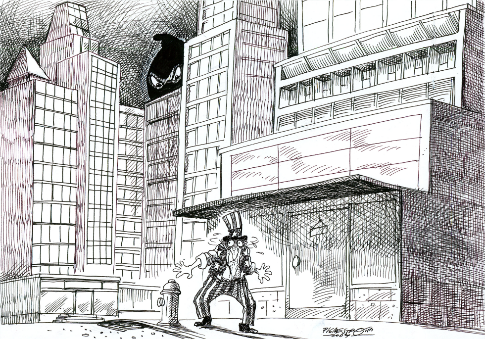 uncle sam alone in new york