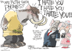 TEA PARTY TANTRUM  by Pat Bagley