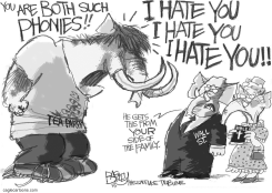 TEA PARTY TANTRUM by Pat Bagley