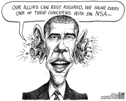 NSA CONCERNS by Adam Zyglis