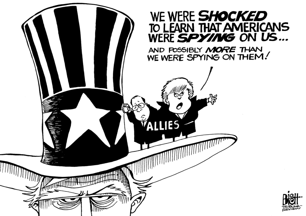 SPIES LIKE US, B/W