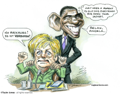 BARACK BUGS ANGELA -  by Taylor Jones