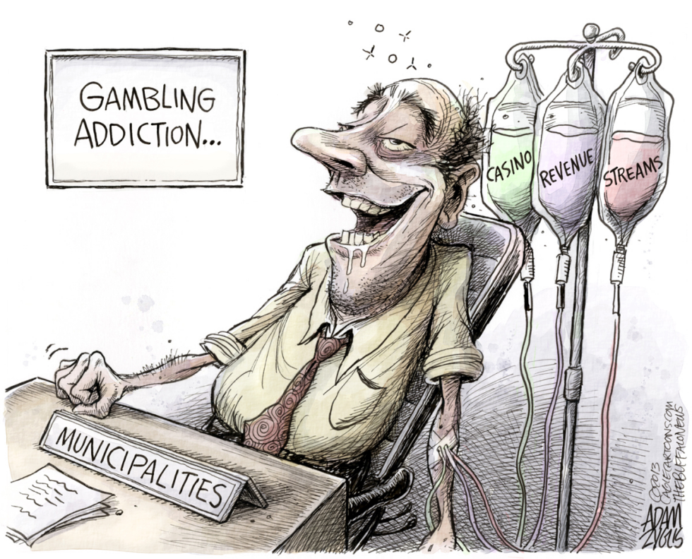 Casino Gambling Tax Revenue Addiction COLOR
