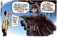 DARTH OBAMA  by Rick McKee