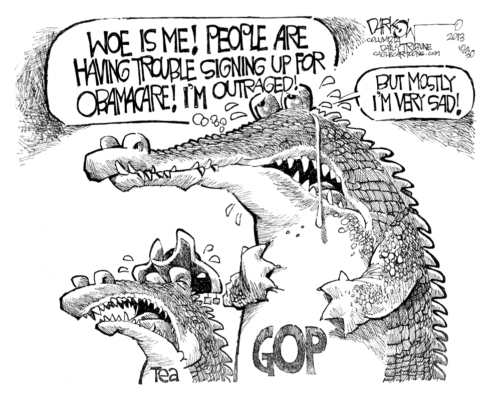 Crocodile Tears Over Obamacare