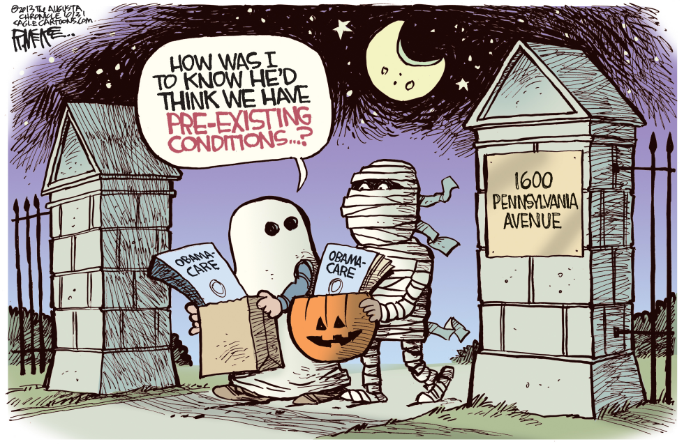 Obamacare Halloween COLOR