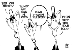 KEEP YOUR DOCTOR, B/W by Randy Bish