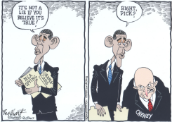 DID OBAMA LIE  by Bob Englehart