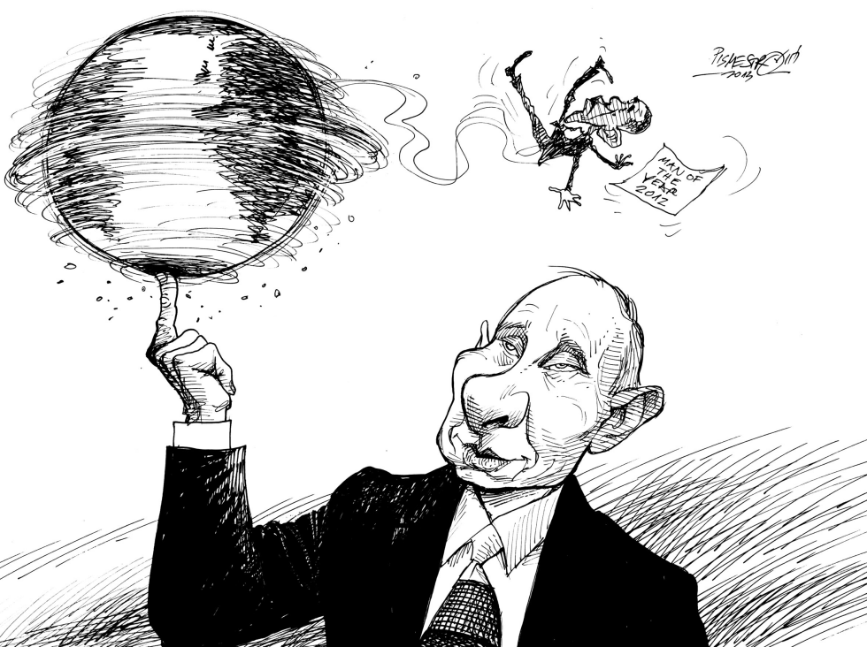  PUTIN, MAN OF 2013 by Petar Pismestrovic