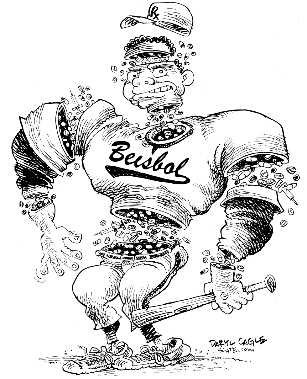  ESTEROIDES EN EL BEISBOL by Daryl Cagle