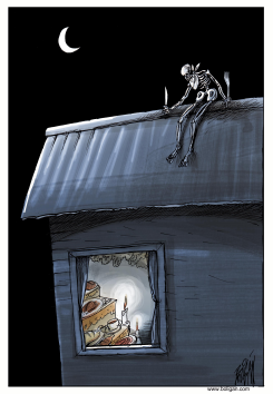 LA VISITA DEL DIFUNTO /  by Angel Boligan