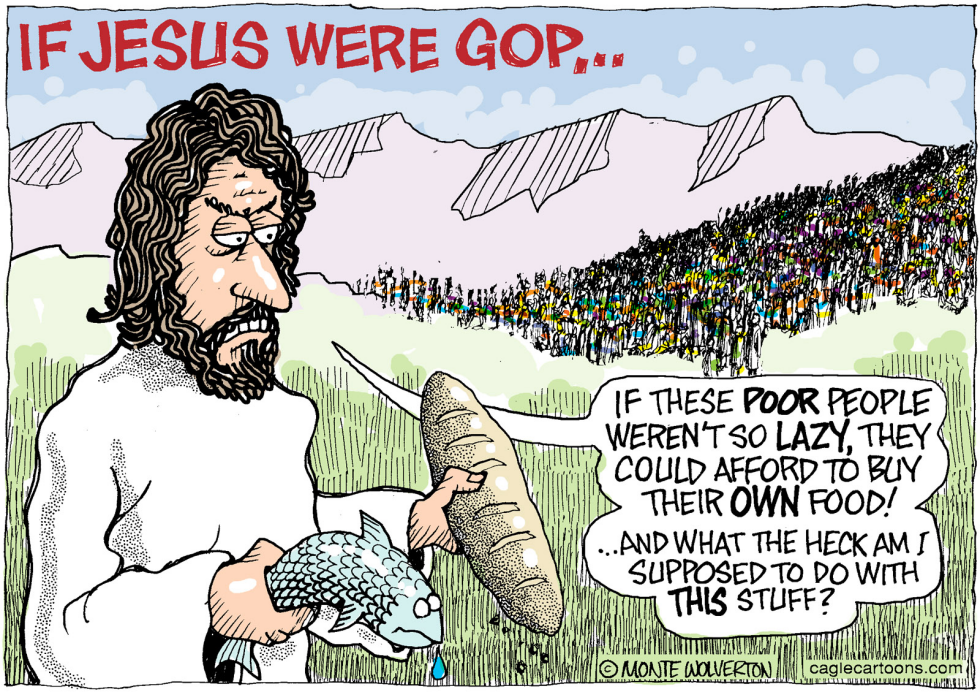 If Jesus Were GOP COLOR