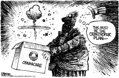 CATASTROPHIC PLAN by Rick McKee