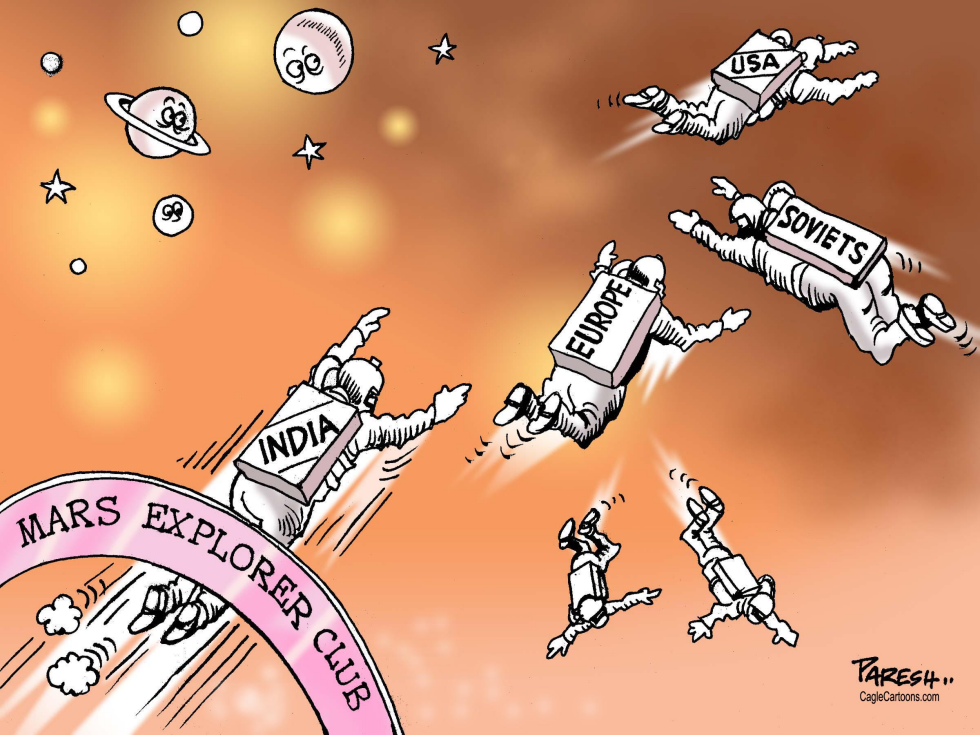  INDIA IN MARS MISSION by Paresh Nath