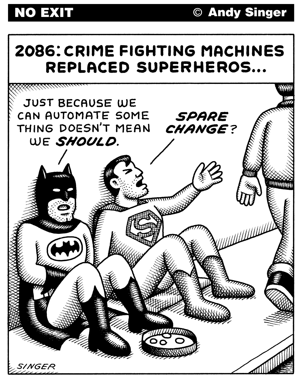 Machines Replace Superheros