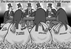 FOOD STAMP COMMITTEE BW by Steve Greenberg