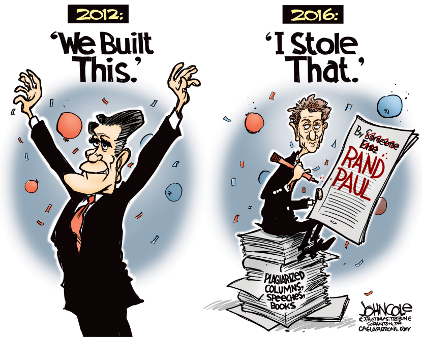Rand Paul plagiarism COLOR