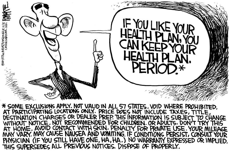 Obamacare Disclaimers