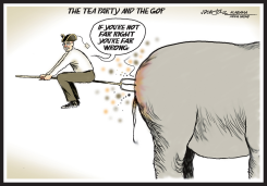 TEA PARTY AND THE GOP by J.D. Crowe