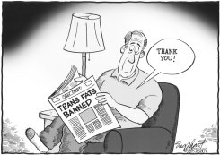 TRANS FATS BANNED by Bob Englehart