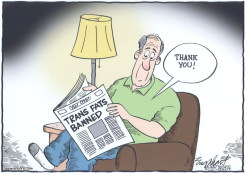 TRANS FATS BANNED  by Bob Englehart