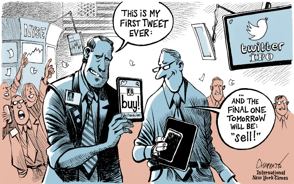 TWITTER's SOARING IPO
