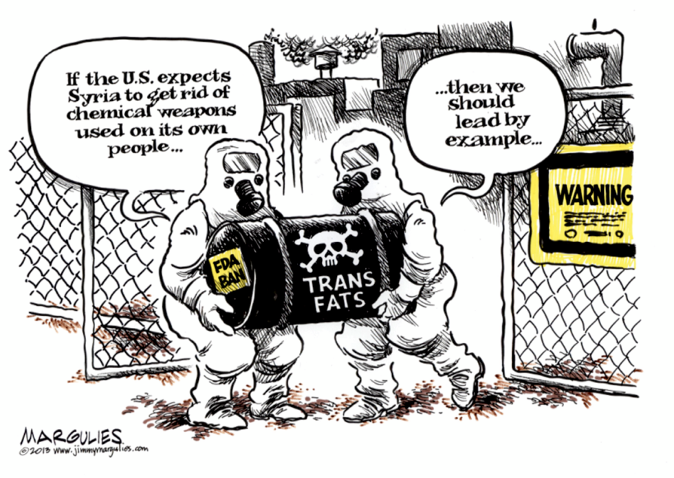 Trans Fat ban color