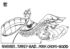 RECONSIDER TURKEY, B/W by Randy Bish