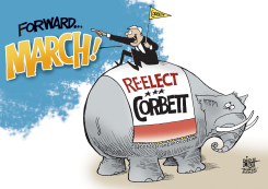 LOCAL, PA GOV CORBETT CAMPAIGN, by Randy Bish