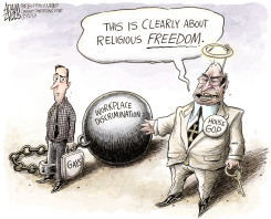 WORKPLACE DISCRIMINATION  by Adam Zyglis