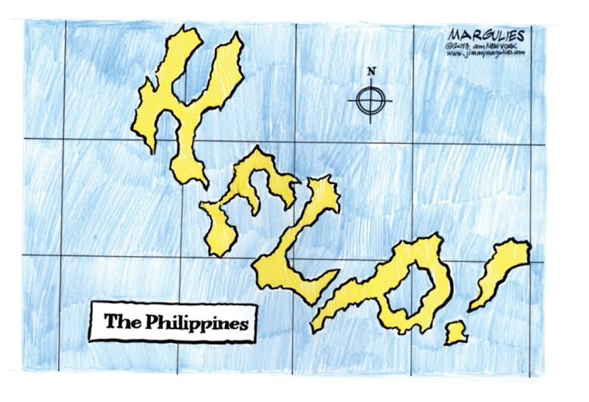 Philippines typhoon color