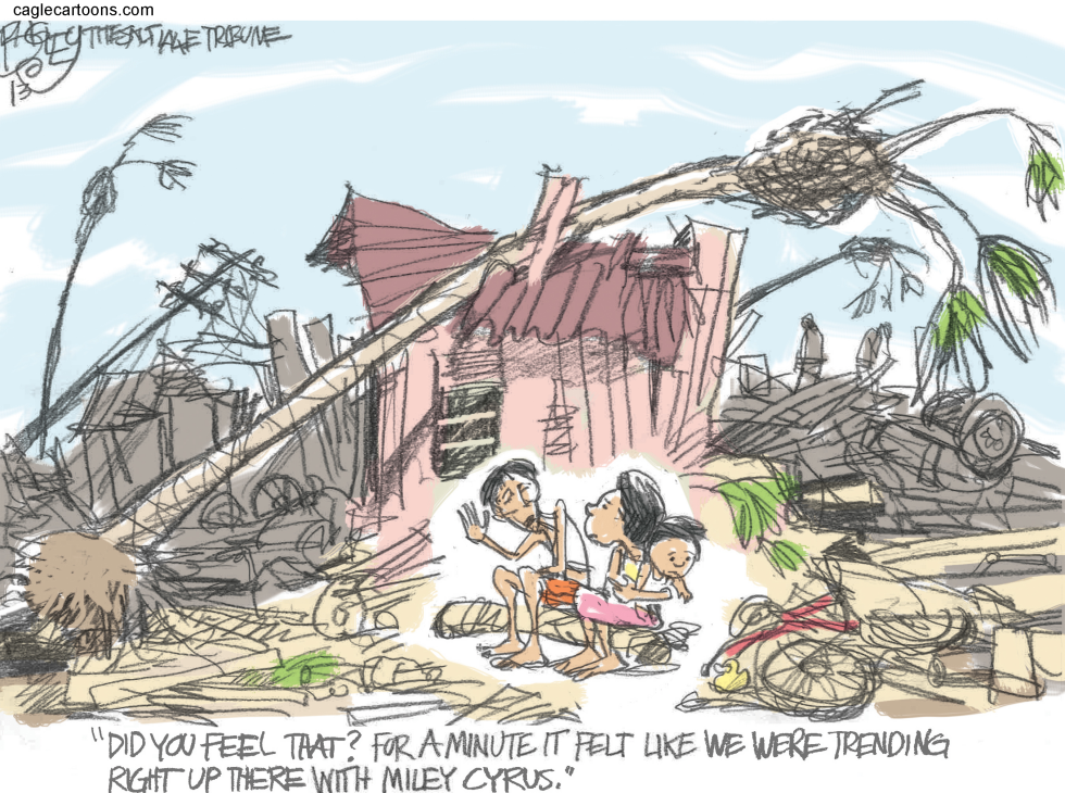  TYPHOON HAIYAN by Pat Bagley