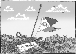TYPHOON HAIYAN by Bob Englehart