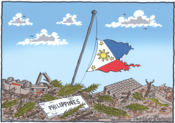TYPHOON HAIYAN by Bob Englehart