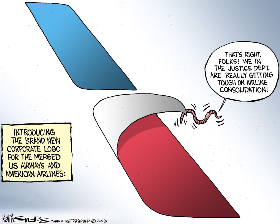 AIRLINE CONSOLIDATION by Kevin Siers