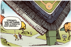 ATLANTA BRAVES STADIUM  by Rick McKee