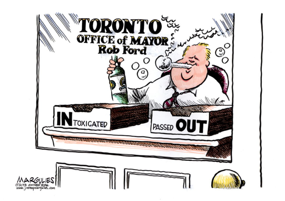 Toronto Mayor Rob Ford color