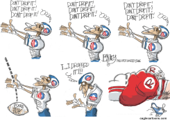 OBAMACARE BUTTER FINGERS  by Pat Bagley