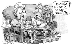 NSA NAGGING by Daryl Cagle