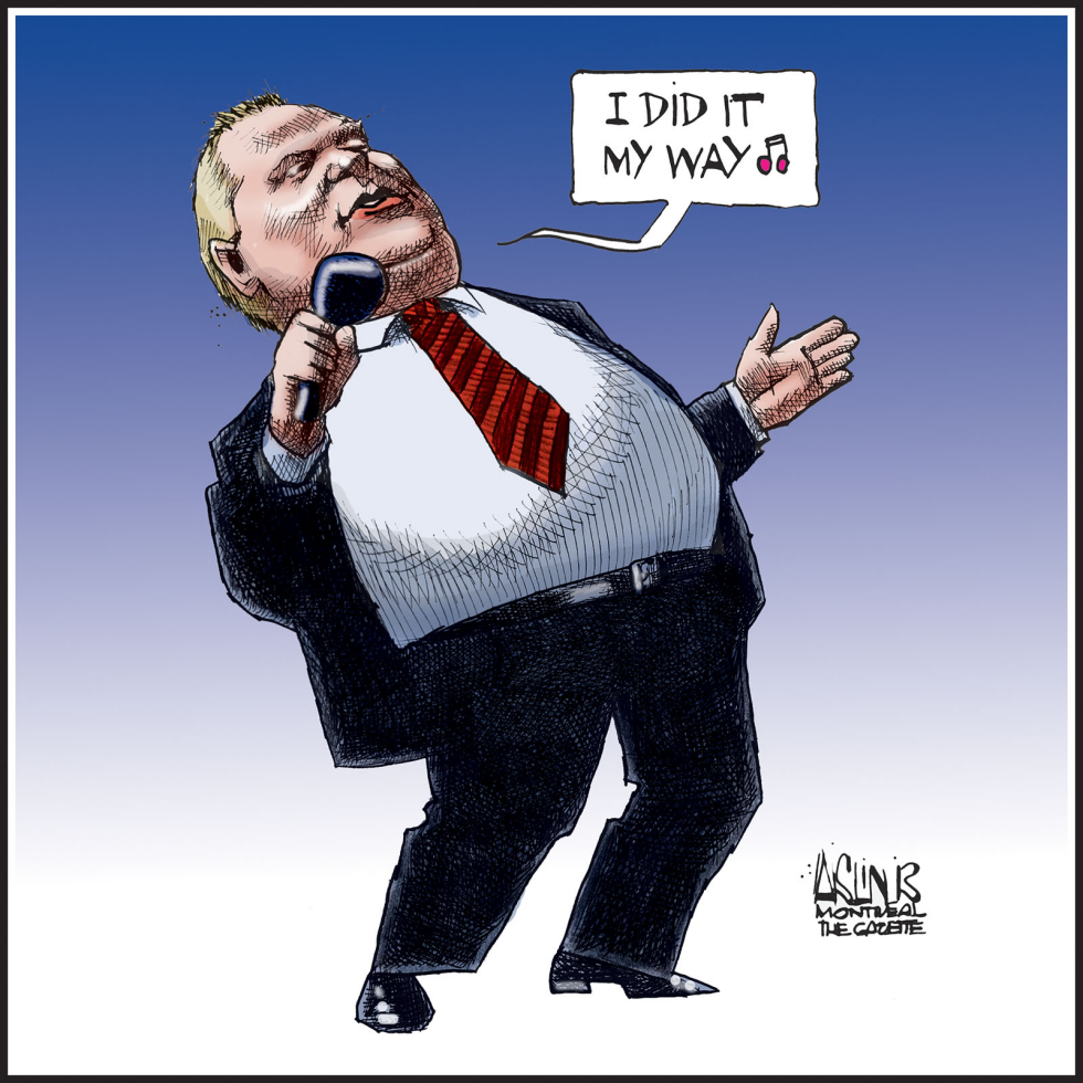 Toronto mayor Rob Ford